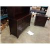 Image 2 : KINGSLEY MODERN 6 DRAWER DOUBLE DRESSER WITH MUNIRE FURNITURE HUTCH AND MATCHING MUNIRE FURNITURE NI