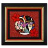 Image 1 : Romero Britto, "Honey" Framed Original Mixed Media on Board, Hand Signed with Certificate of of Auth