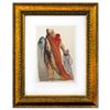 Image 1 : Salvador Dali- Original Color Woodcut on B.F.K. Rives Paper "Purgatory 5"
