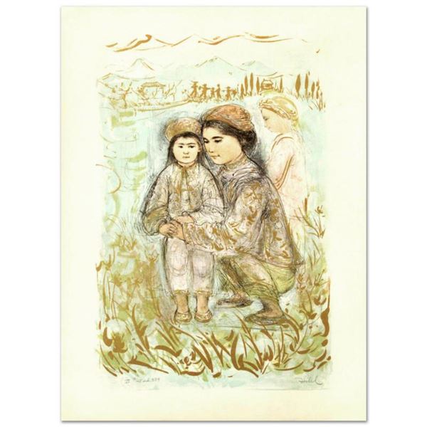  Mrs. Hsu  Limited Edition Lithograph by Edna Hibel (1917-2014), Numbered and Hand Signed with Certi