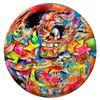 Image 1 : John Milan, "Untitled Circle" Hand Signed Original Painting with COA.