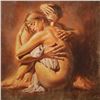 Image 2 : Tomasz Rut, "Remisse" Framed Limited Edition on Canvas (37.5" x 37.5"), Numbered 34/95 and Hand Sign