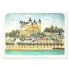 Image 1 : Rolf Rafflewski, "Chateau III" Limited Edition Lithograph, Numbered and Hand Signed.