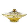 Image 1 : "Small Saturn Oil Lamp" Hand Blown Glass Sculpture, Hand Signed by GartnerBlade Glass.