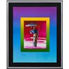 Image 2 : Peter Max- Original Lithograph "Sage with Umbrella and Cane on Blends"