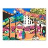Image 1 : Paul Blaine Henrie (1932-1999), "Afternoon on Olivera St" Hand Signed Original Painting on Canvas (3