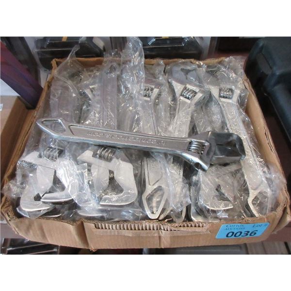 Case of 30 New 10" Crescent Wrenches