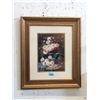 Image 1 : Framed Still Life Print of Roses