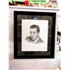 Image 1 : Large Framed Print of Humphrey Bogart Portrait