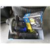 Image 1 : Tote of Hardware, Paint Sprayer & Skil Saw