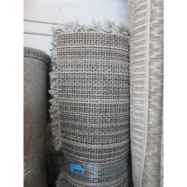 5' x 7' Light Grey Shag Area Carpet