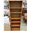 Image 1 : Teak Bookcase - 11" x 24" x 75" tall