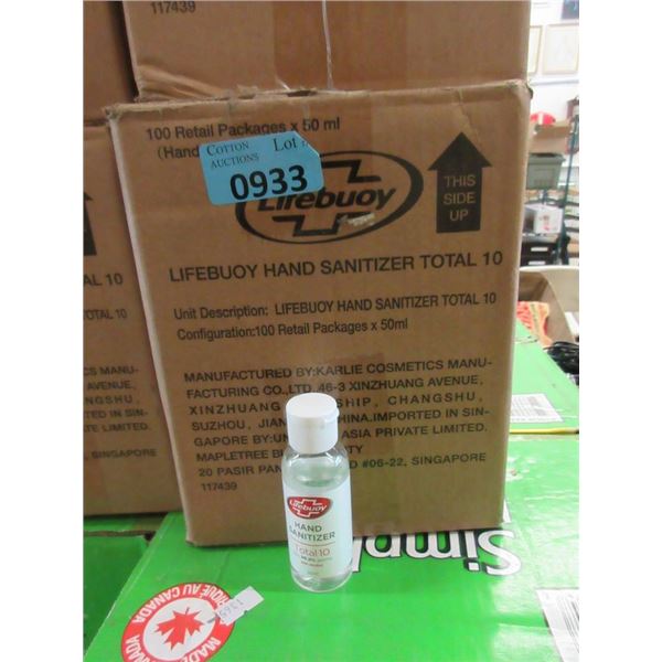 Case of Personal Size Lifebuoy Hand Sanitizer