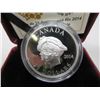 Image 2 : 2014  Fine Silver High Relief Canadian $25 Coin