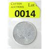 Image 1 : 1 Oz .9999 Fine Silver 2008 Canada Maple Leaf Coin