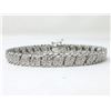 Image 1 : Ladies S-Wave Design Diamond Bracelet