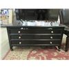 Image 1 : 3 Drawer Entertainment Stand on Casters
