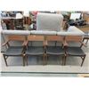 Image 1 : 4 Mid- Century Style Arm Chairs - Store Returns