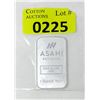 Image 1 : 1 Oz. Asahi Refining .999 Silver Bar