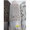 Image 1 : 8' x10' Grey/Beige Sculptured Low Pile Carpet