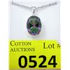 Image 1 : New Mystic  Topaz Pendant on 18" Chain