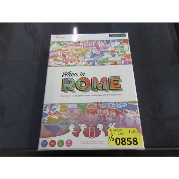 15 New "When in Rome" Travel Trivia Games