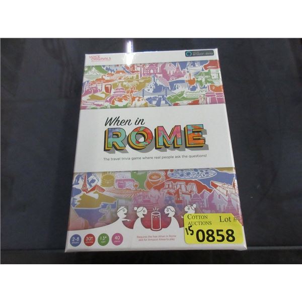 15 New "When in Rome" Travel Trivia Games