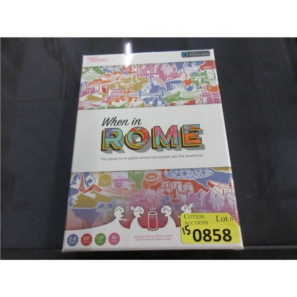 15 New "When in Rome" Travel Trivia Games