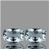 Image 1 : Natural Light Sky Blue Aquamarine Pair 8x5 MM - FL