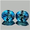 Image 1 : Natural AAA Seafoam Blue Zircon Pair{Flawless-VVS1}