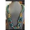 Image 1 : Tibet Natural Stone Tribal Queen Royal Necklace