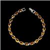 Image 2 : Natural Oval 6x5mm Top Rich Yellow Citrine Bracelet