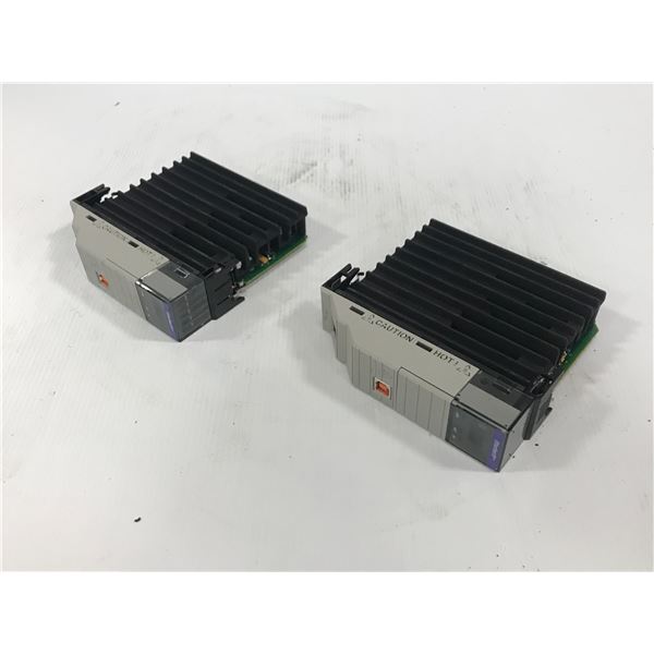 (2) - ALLEN BRADLEY 1756-EN2T CLXH-CAP ENET/IP MODULE -TP