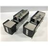 Image 1 : (2) - ALLEN-BRADLEY 1756-A10 10 SLOT CHASIS W/ POWER SUPPLY 1756-PA75 & MODULES AS SHOWN IN THE PICS