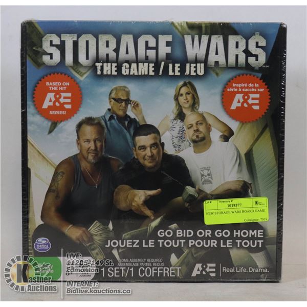 NEW STORAGE WARS BOARD GAME