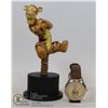 Image 1 : VINTAGE DISNEY "TIGGER" WATCH & 7" BOBBLE