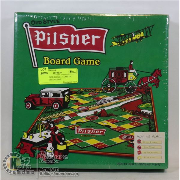 NEW PILSNER BOARD GAME IN SEALED PACKAGING
