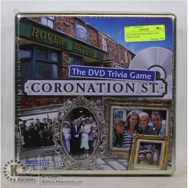 NEW CORONATION STREET DVD TRIVIA GAME