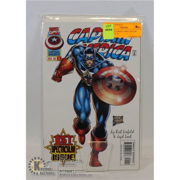 MARVEL COMICS 1996 CAPTAIN AMERICA  #1