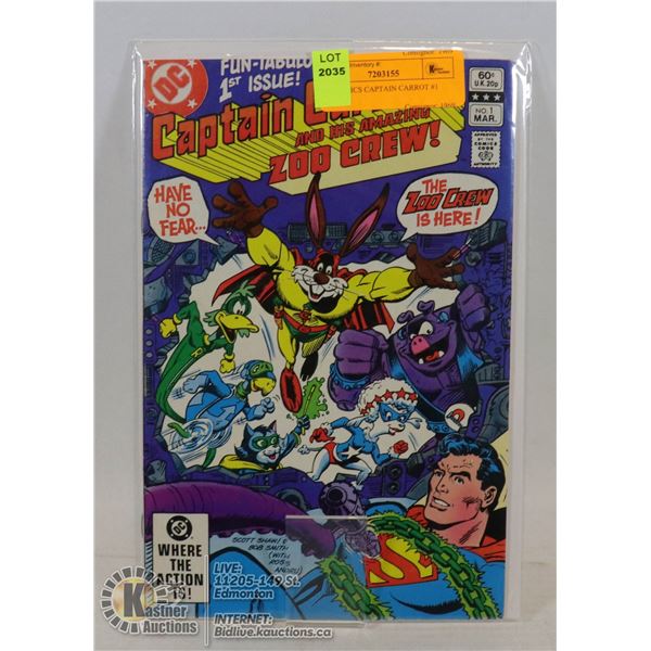 DC COMICS CAPTAIN CARROT #1