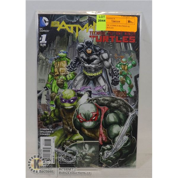 #1 ISSUE DC COMICS BATMAN & NINJA TURTLES