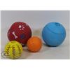 Image 1 : FLAT OF RUBBER DOG BALL TOYS