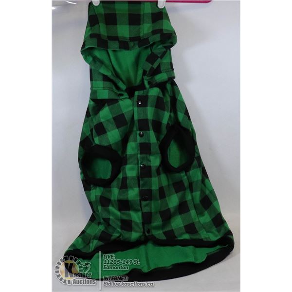 PAWZ LARGE PLAID DOG JACKET