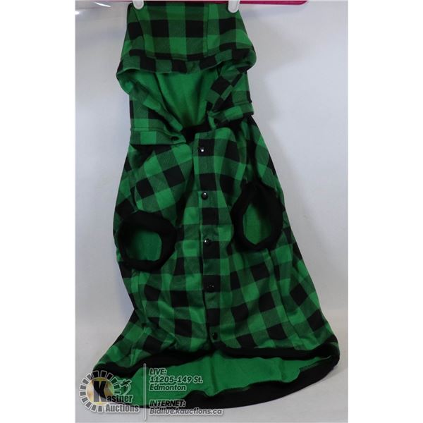 PAWZ LARGE PLAID DOG JACKET