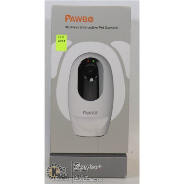 PAWBO WIRELESS INTERACTIVE PET CAMERA