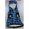 Image 1 : NEW PLAID DOG COAT WITH FLEECE LINING SIZE XXL