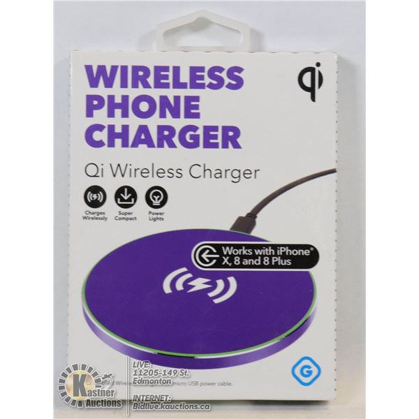 NEW GEMS WIRELESS QI PHONE CHARGER