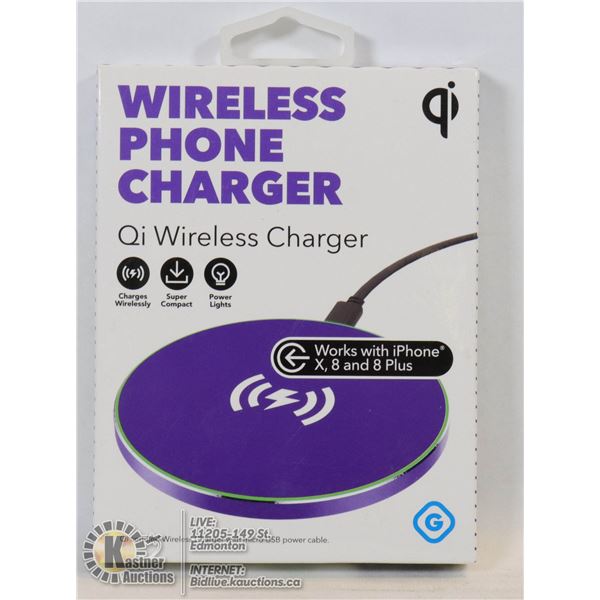 NEW GEMS WIRELESS QI PHONE CHARGER