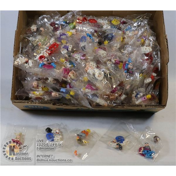 FLAT OF LEGO STYLE MINI FIGURES
