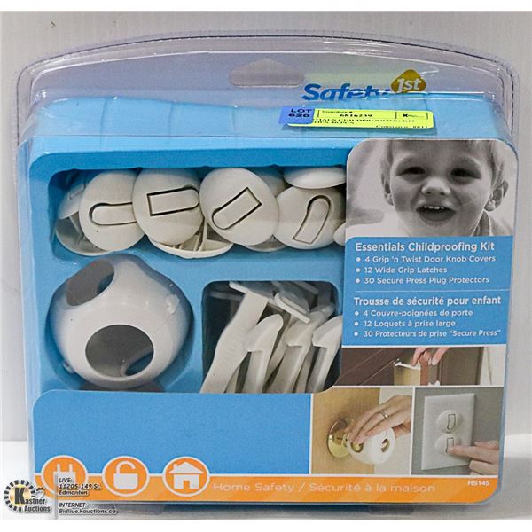 ESSENTIALS CHILDPROOFING KIT INCLUDES 46 PCS